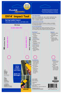 Thumbnail of document Manual - D914 Series Impact Punchdown Tools
